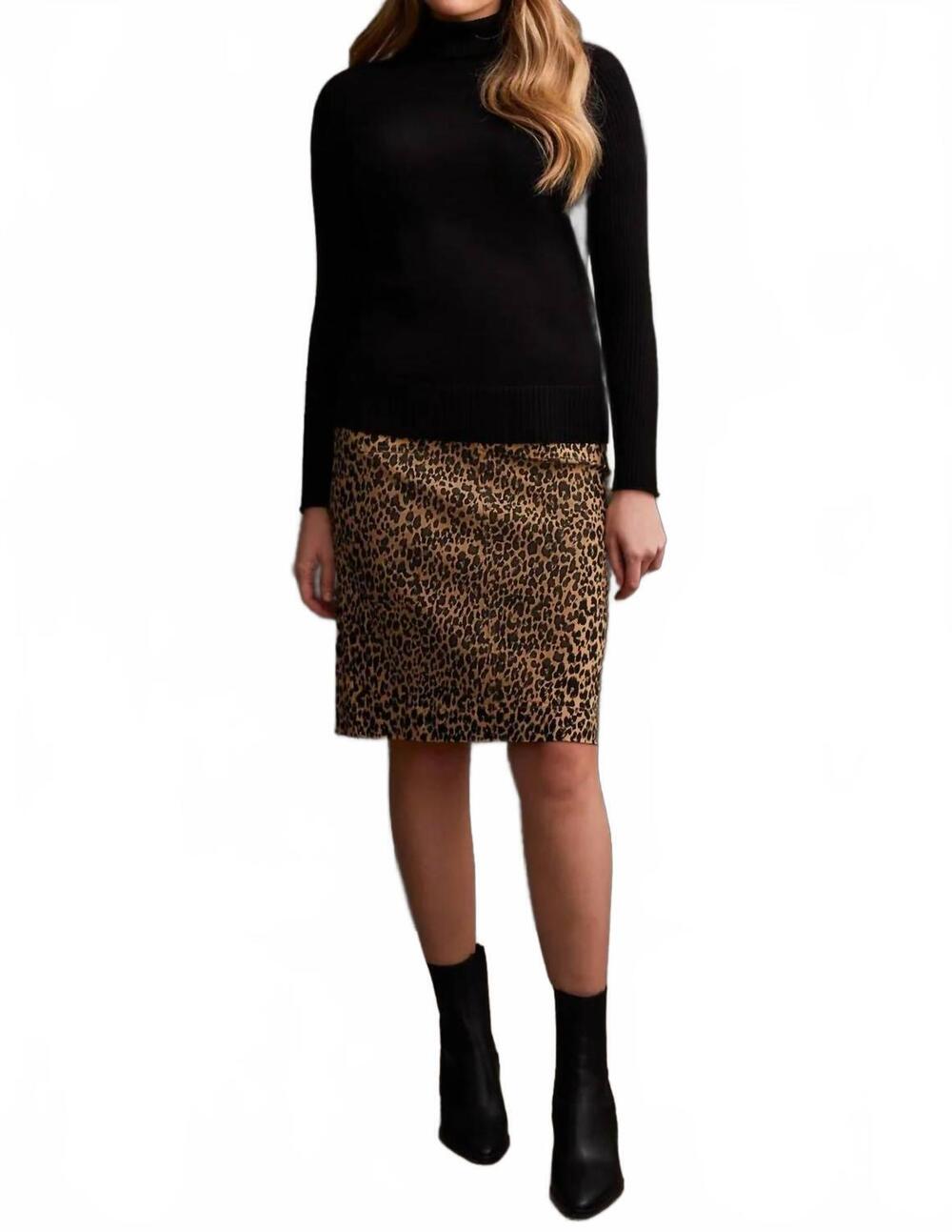 NEW TRIBAL turtleneck sweater in black